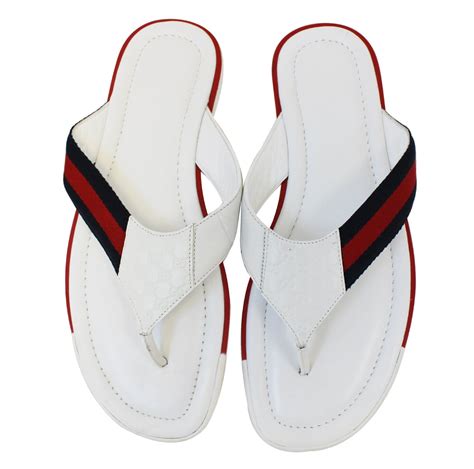 white or black gucci flip flops|white Gucci Flip Flops cheap.